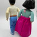Fisher Price Loving Doll House Family Asian Family Parents Mom Dad Black Hair