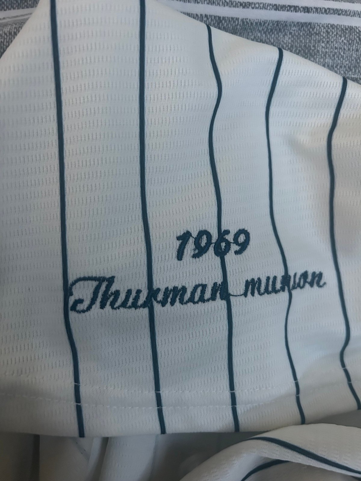 1969 vintage thurman munson Mitchell and ness yankees jersey