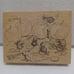 House Mouse Gettin Spooky Wood Stamp Vintage 1995 Used CLEAN