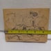 House Mouse Gettin Spooky Wood Stamp Vintage 1995 Used CLEAN