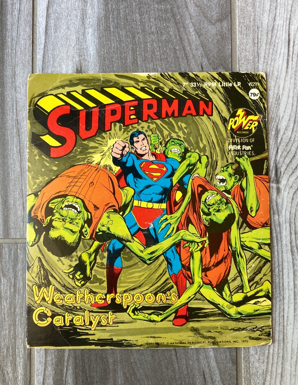 Vintage Superman Power Records