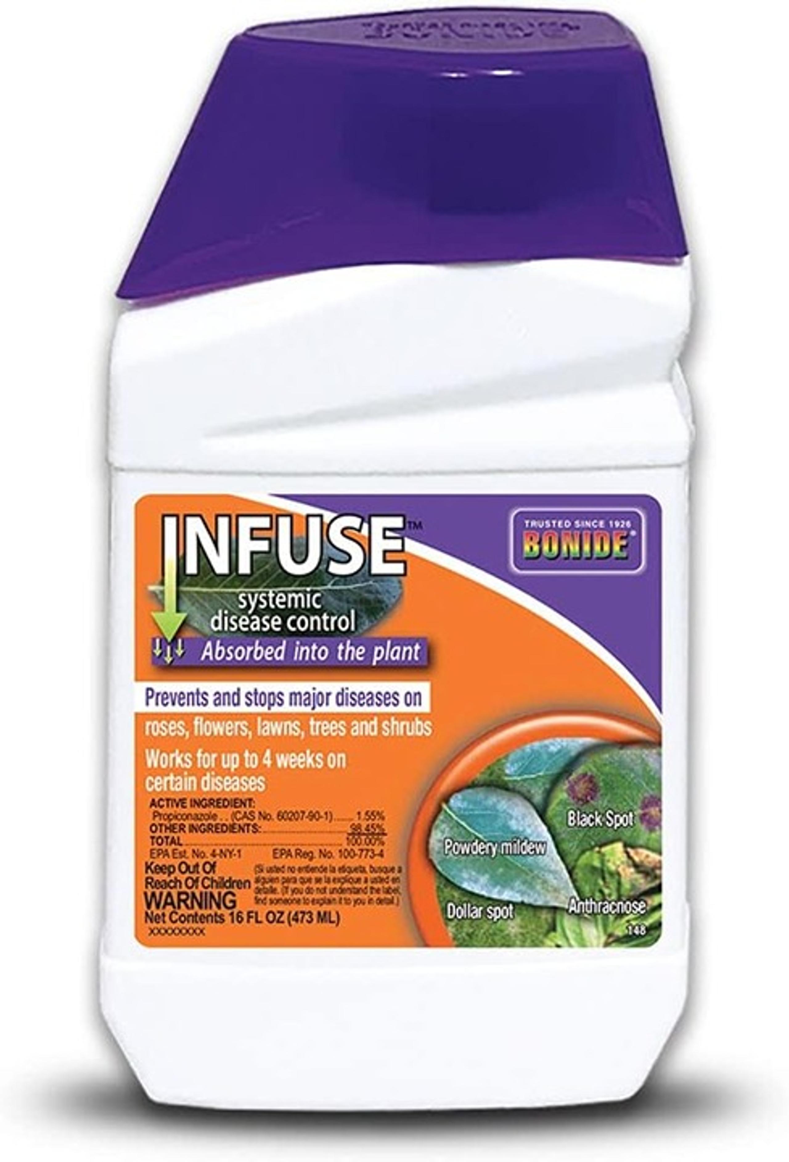 Bonide Infuse Systemic Disease Control, 16 oz Concentrated Solution for Plant