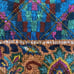 Farm Rio Anthropologie blue Quilted tapestry mini straight pencil skirt size S