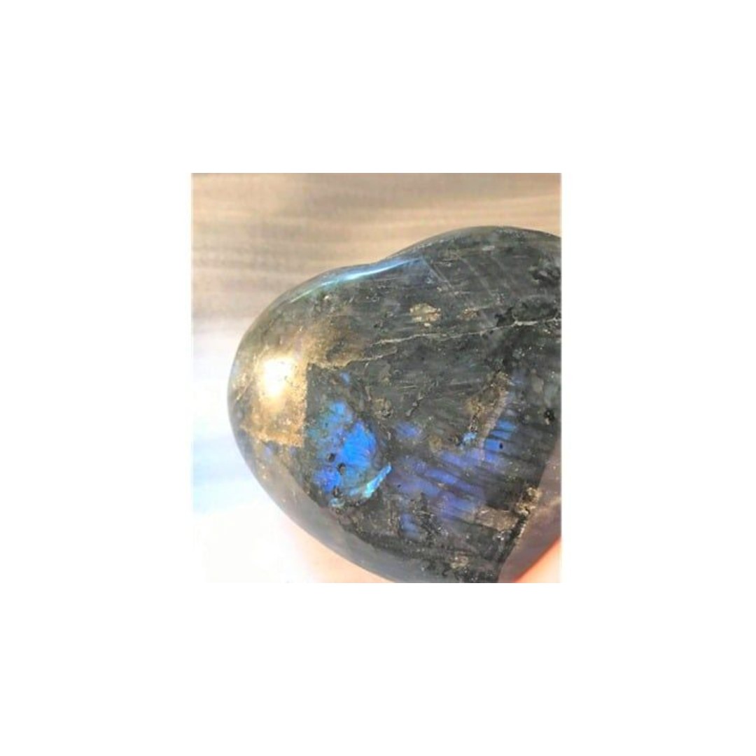 Beautiful Large Labradorite Heart
