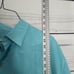 Joe Marlin light blue teal button front casual vacation shirt shirt xl