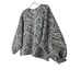 Rebecca Minkoff Ariel Square Neck Puff Sleeve Sweatshirt in Black Medium