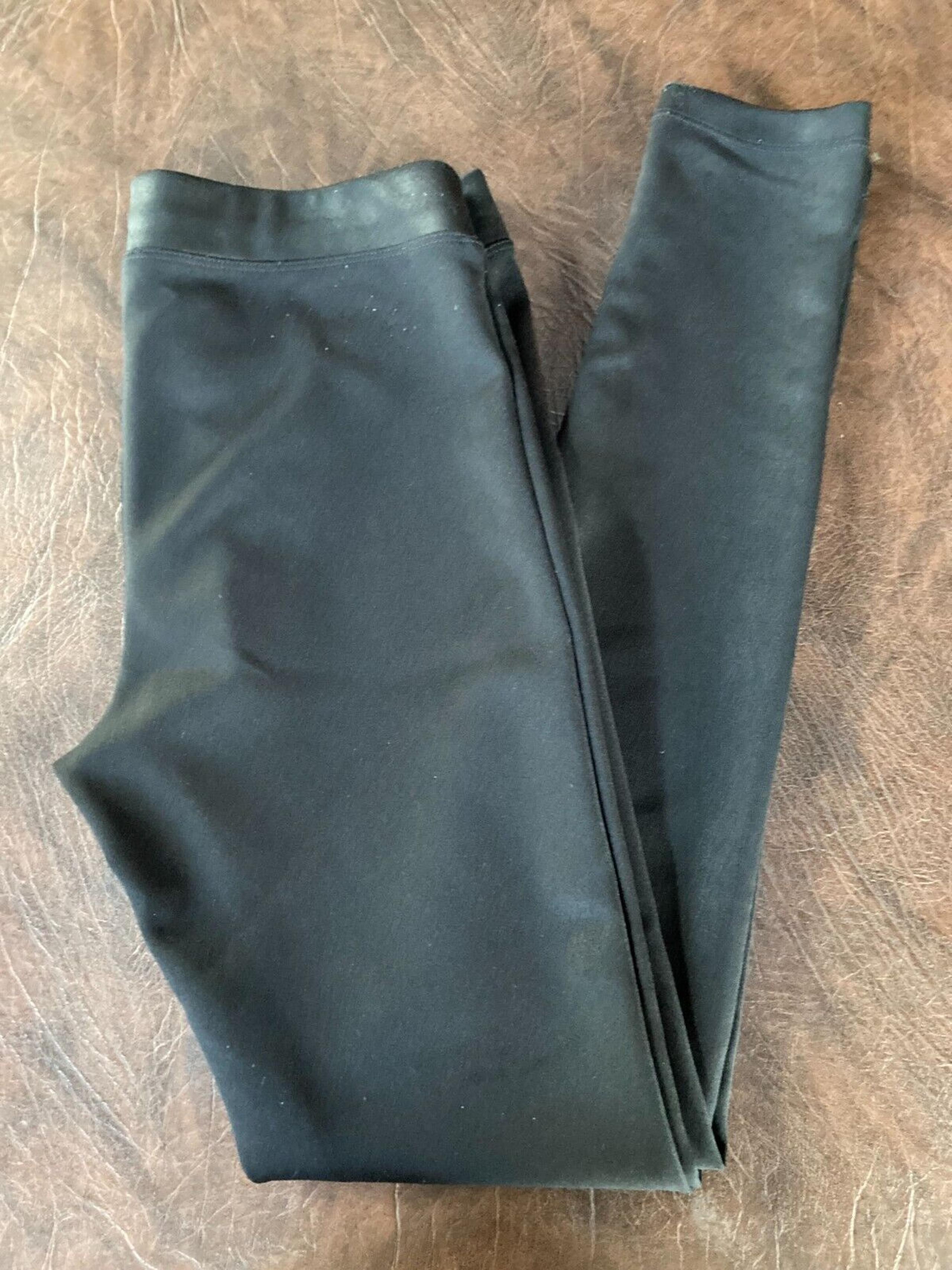 Size S EXPRESS Leggings Black Skinny Low Rise Pull-On Stretch