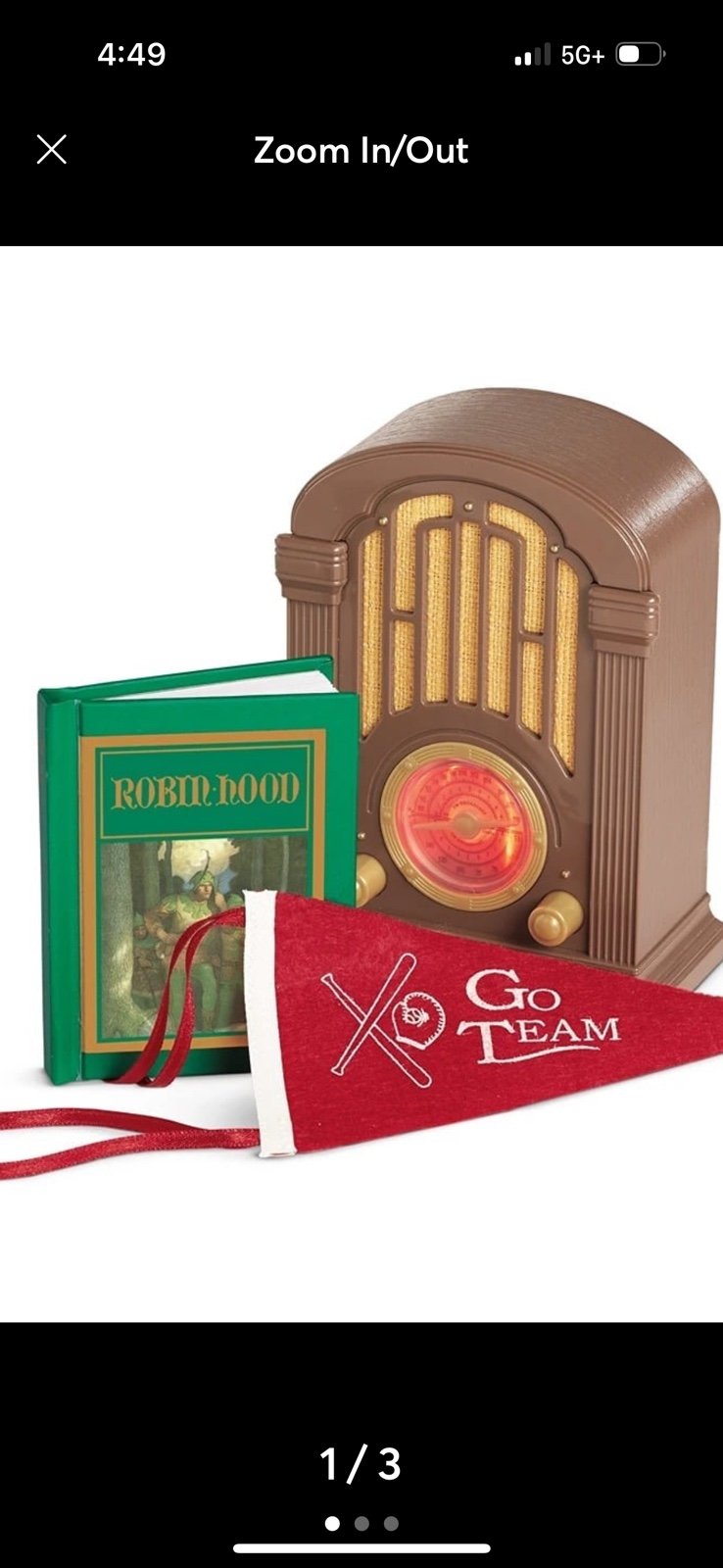 New American Girl Kit Radio Set For Dolls