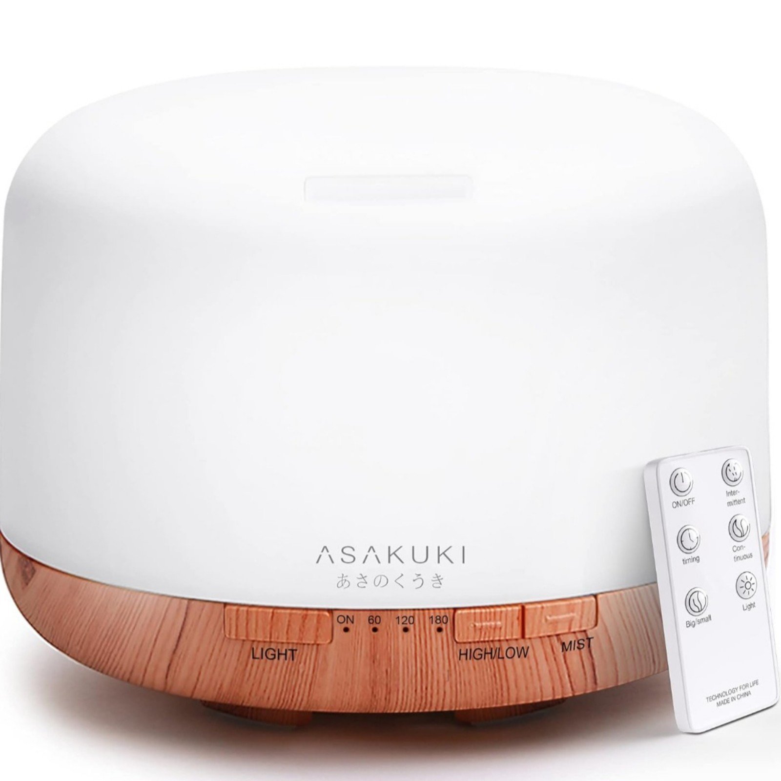 NEW ASAKUKI 500ml Premium, Essential Oil Diffuser with Remote Control