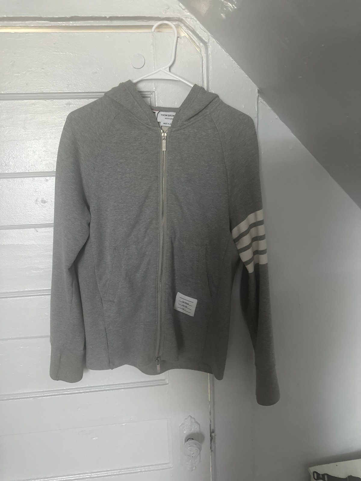 Gray Thom Browne hoodie