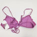 L*Space Jean Bikini Top in Rosebud Pink/Purple Floral Size Small NWT