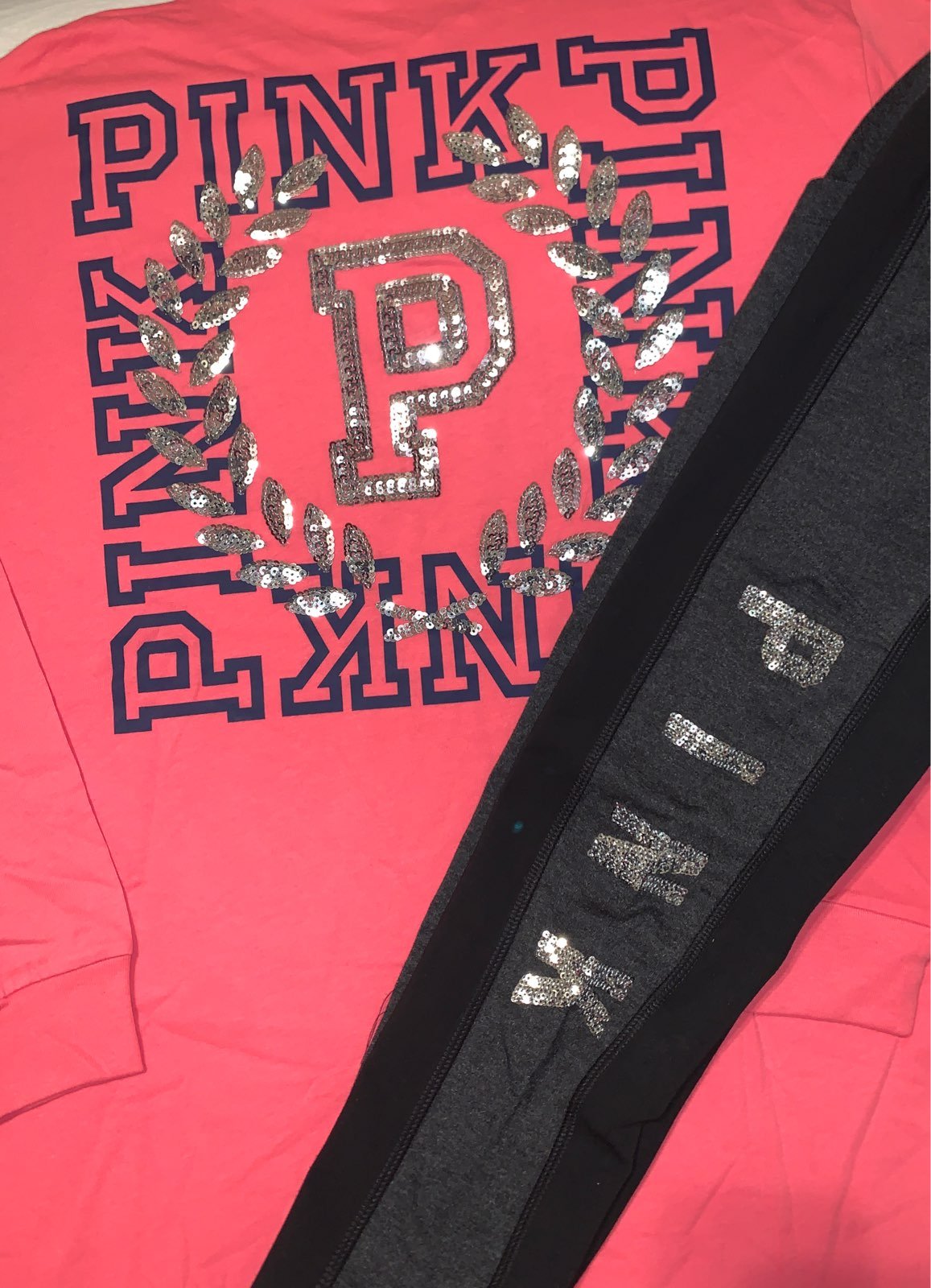 Pink XS bling outfit