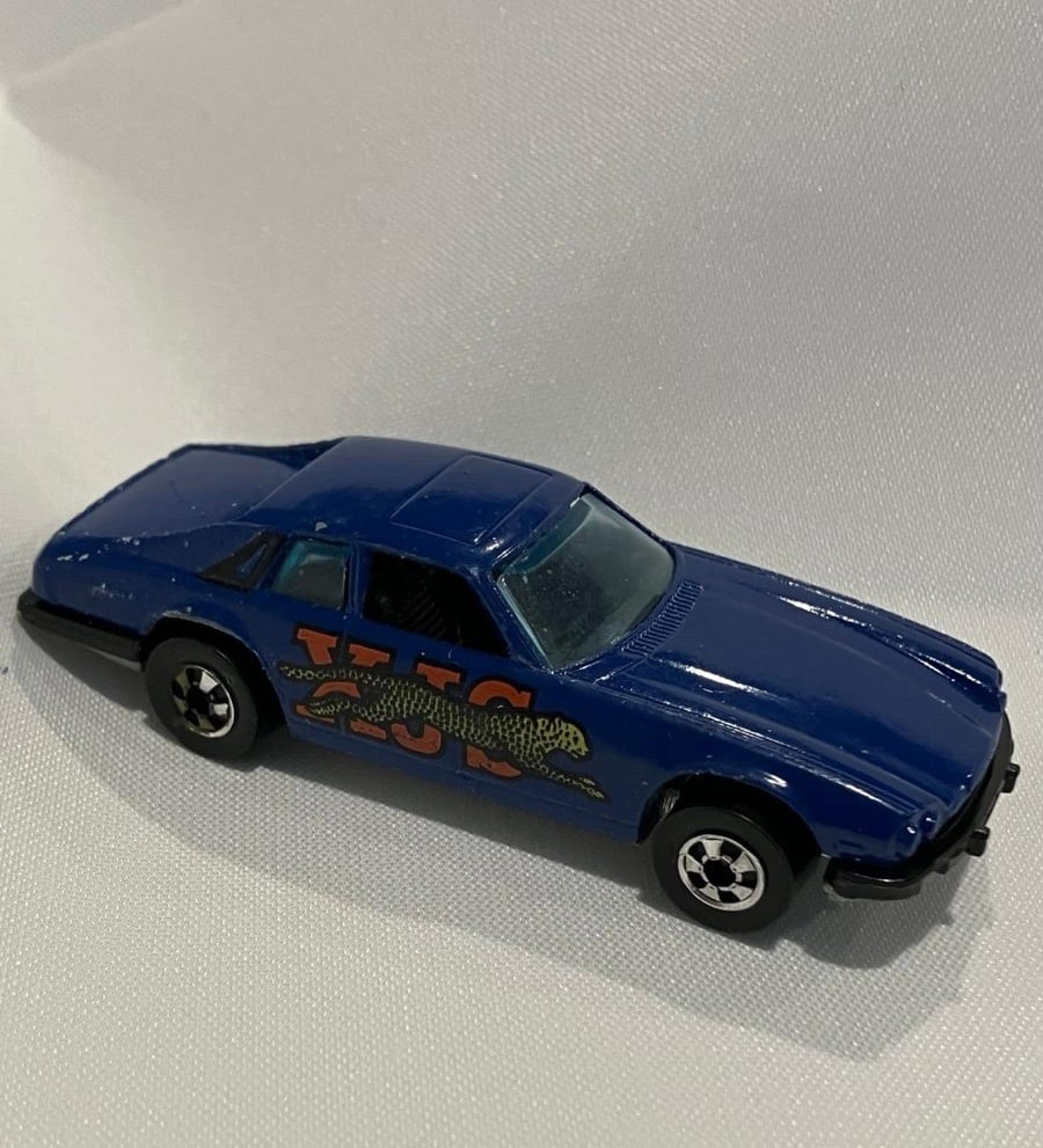 Vintage Hot Wheels {{{Blue}}} Jaguar XJS From 1977 Hong Kong