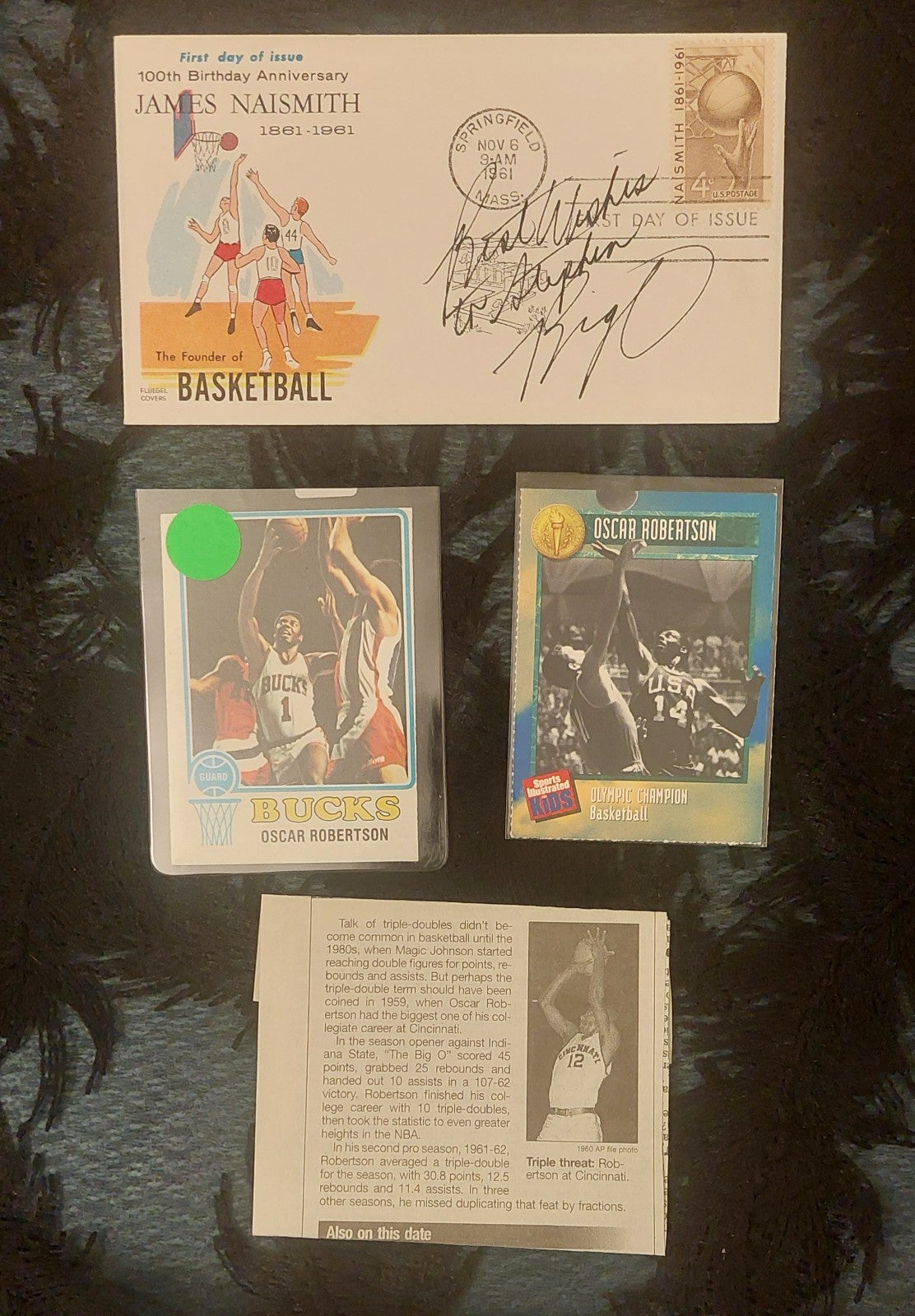 Oscar Robinson autograph