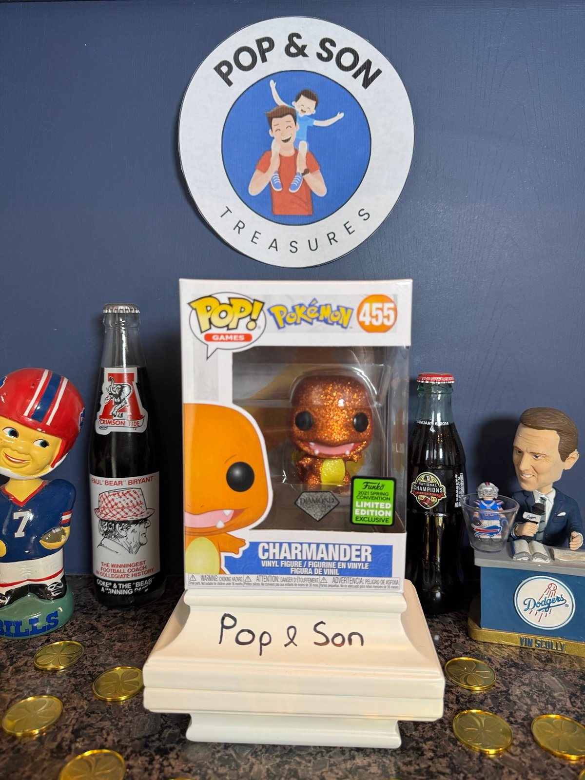 Charmander (Diamond) (2021 Spring Convention) #455 Funko Pop- Pokémon