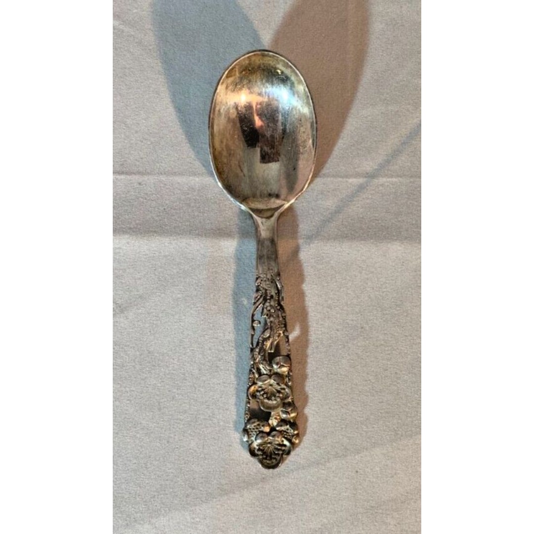 Sterling Silver Demitasse Spoon, Small Spoon, Appetizer Spoon