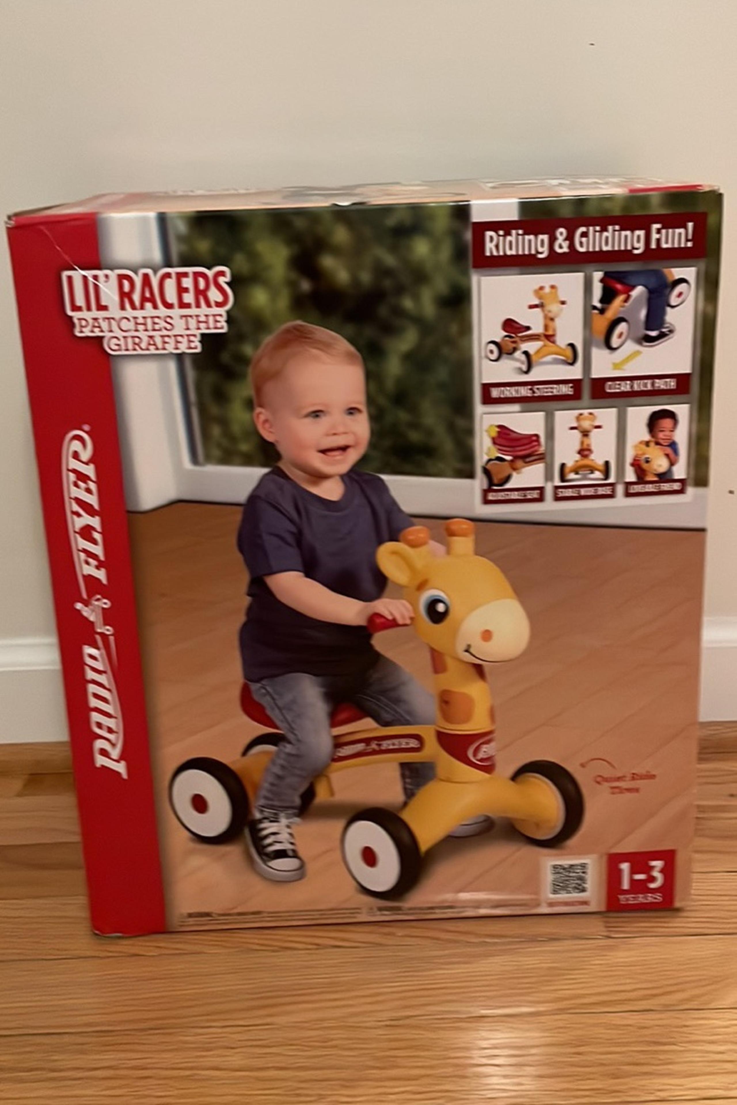 Radio Flyer LIL’ RACERS Patches The Giraffe Ride On Toy Ages 1-3 Yrs New