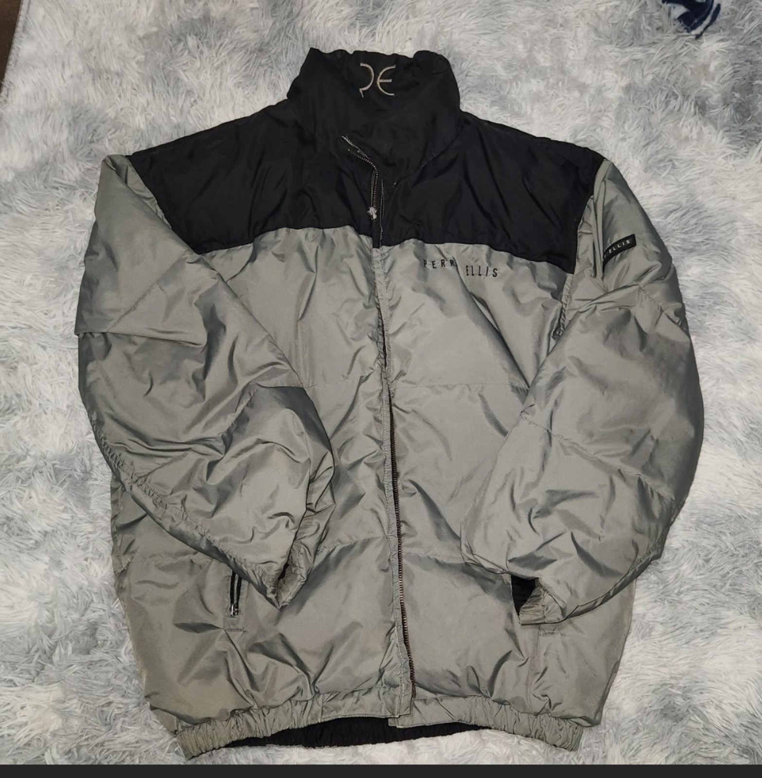 Reversible perry ellis puffer jacket