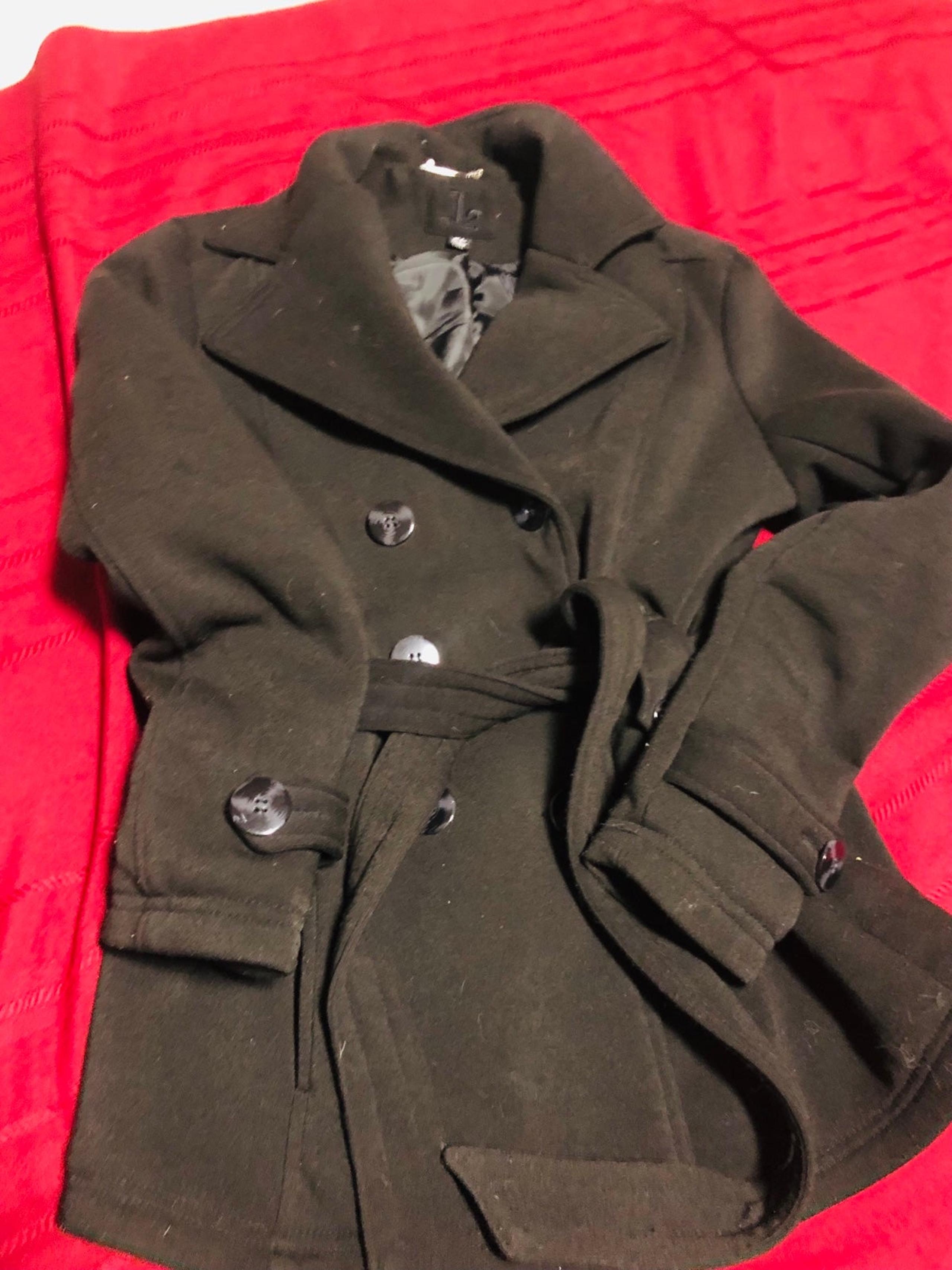 Womens black Peacoat size XL by J2 Jou Jou