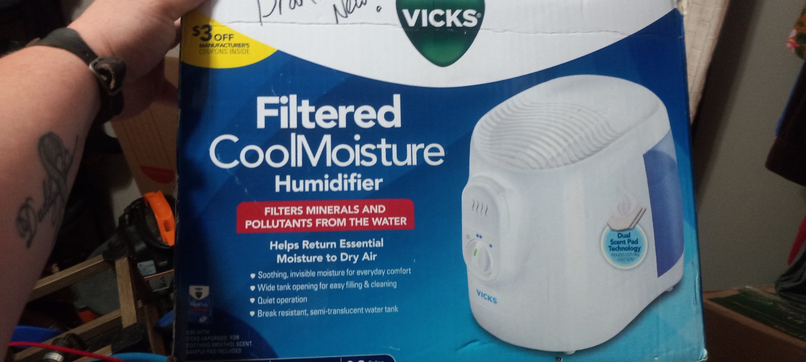Vicks cooling mist humidifier