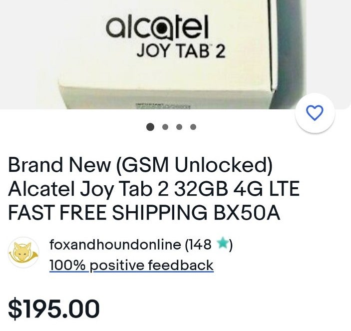 Brand New 32GB Alcatel Joy Tab 2