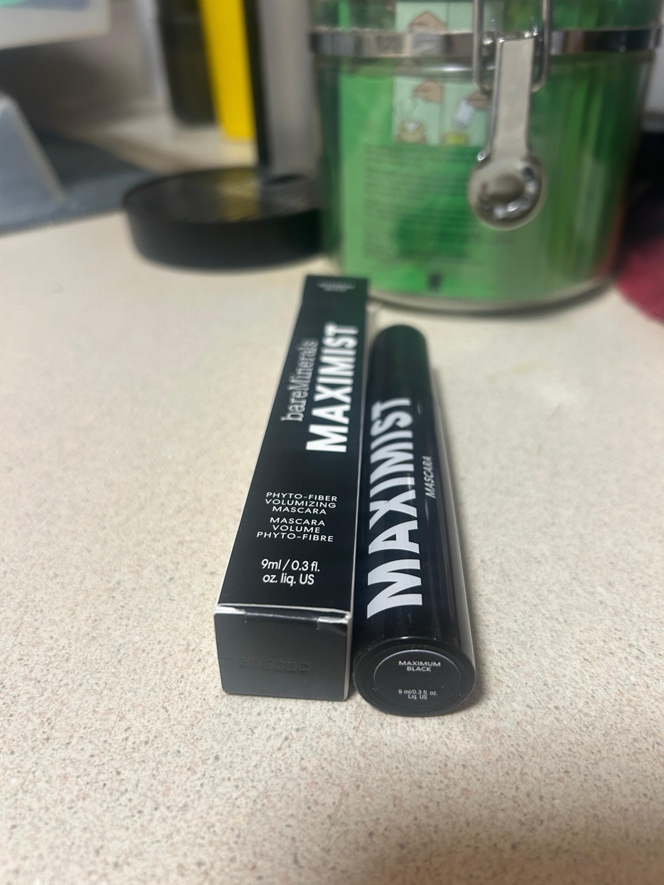bareMinerals MAXIMIST Volumizing Mascara Maximum Black NEW Full Size 0.3 Oz