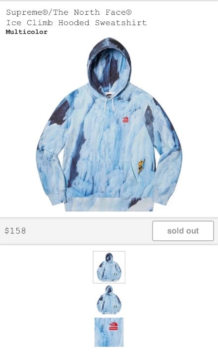 Supreme x The North Face ‘Ice Climber’ Hoodie