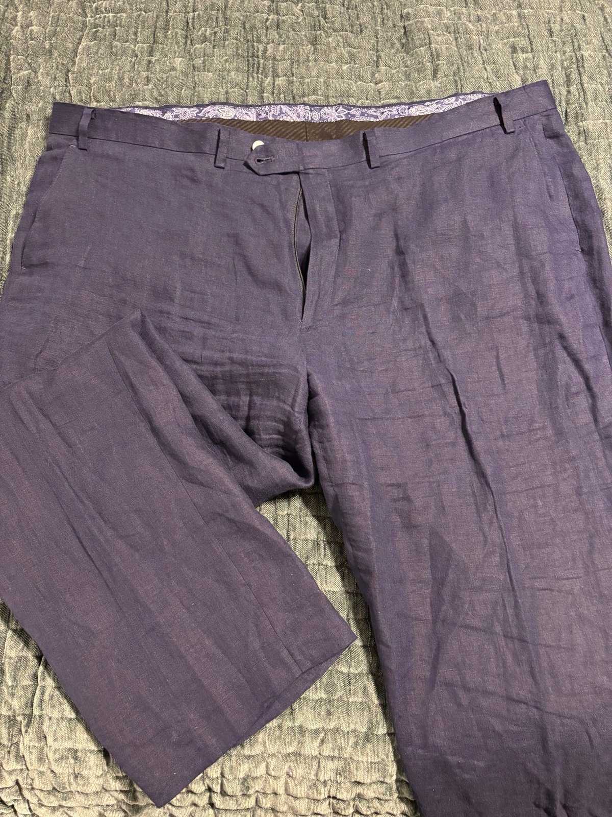 Men’s Ralph Lauren navy linen