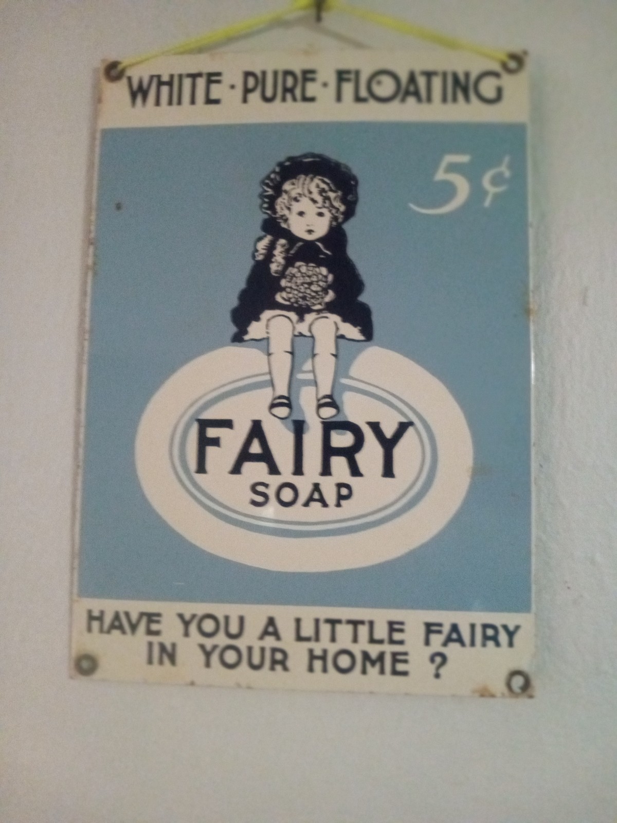 Vintage advertising tin