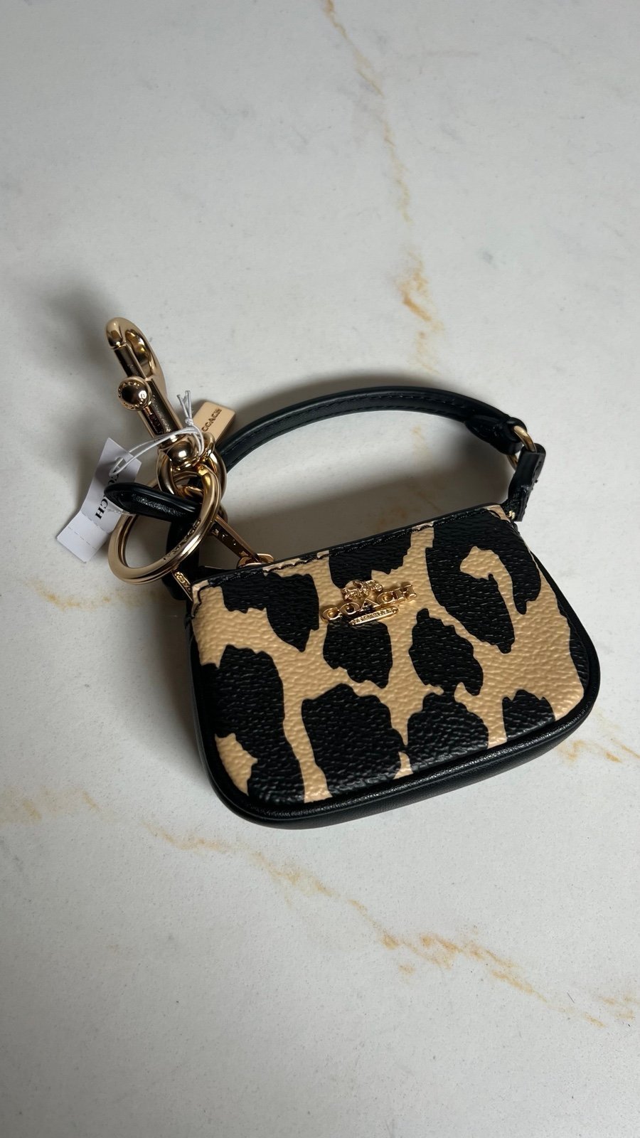 Coach Mini Nolita Bag Charm Keychain