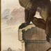 Antique 18th C. Framed Monkey Colored Engraving MOUSTAC By Comte de Buffon