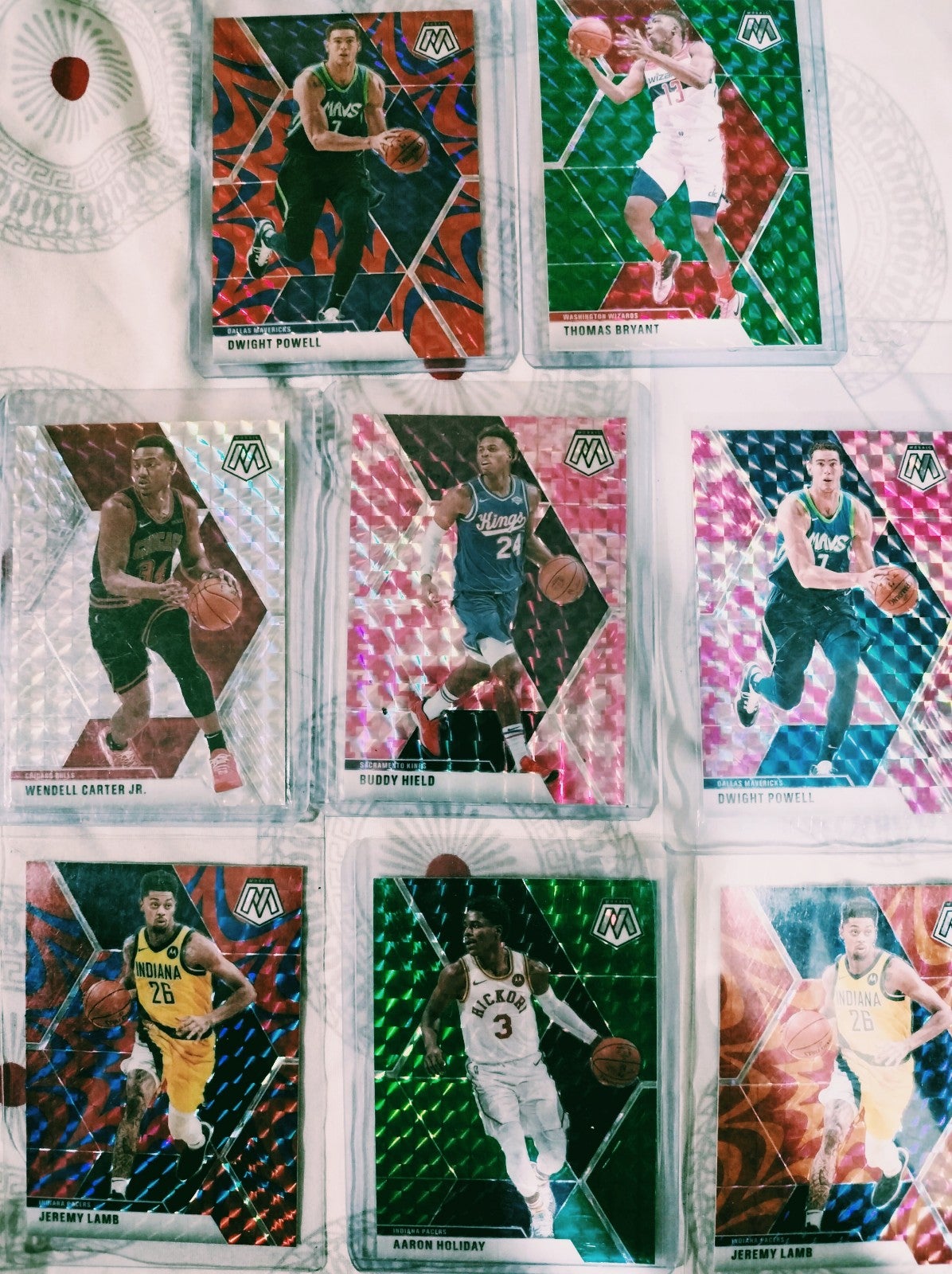 2019-2020 Panini Mosaic Basketball Lot