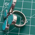 Turquoise Butterfly Adjustable Sterling Silver Adjustable Ring