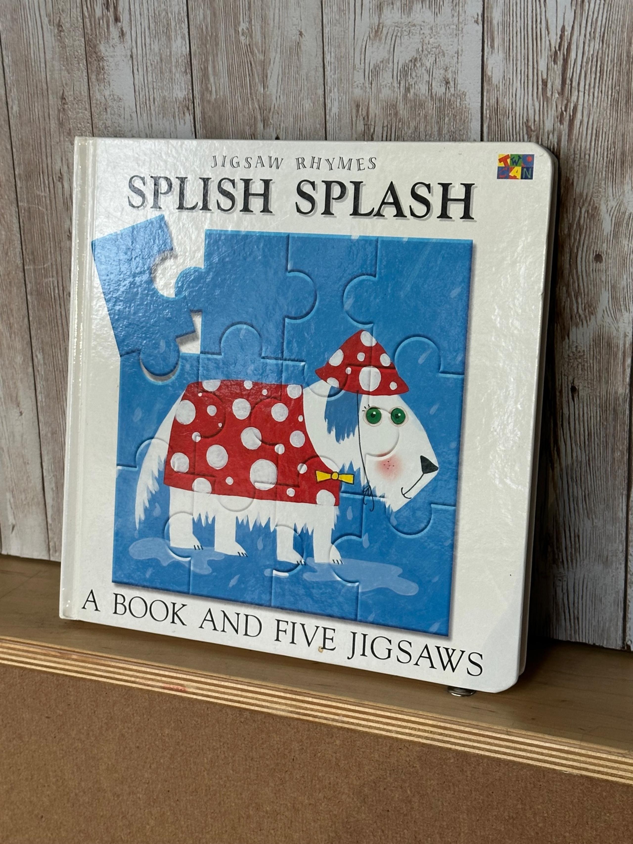 Splish Splash Jigsaw and rhymes - Board Book by Diana James