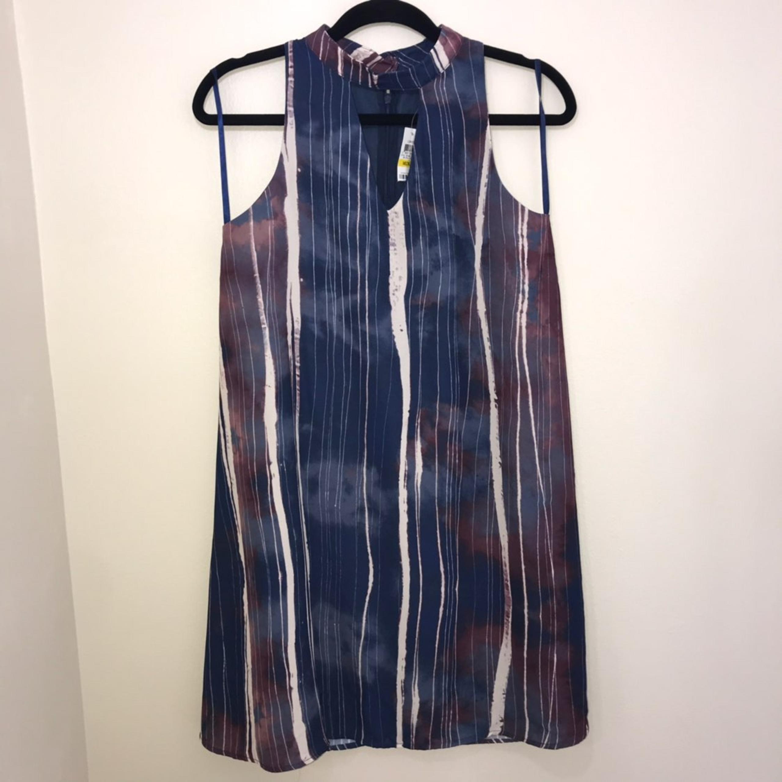 NWT Bar III Ink Spill Dress Sleeveless