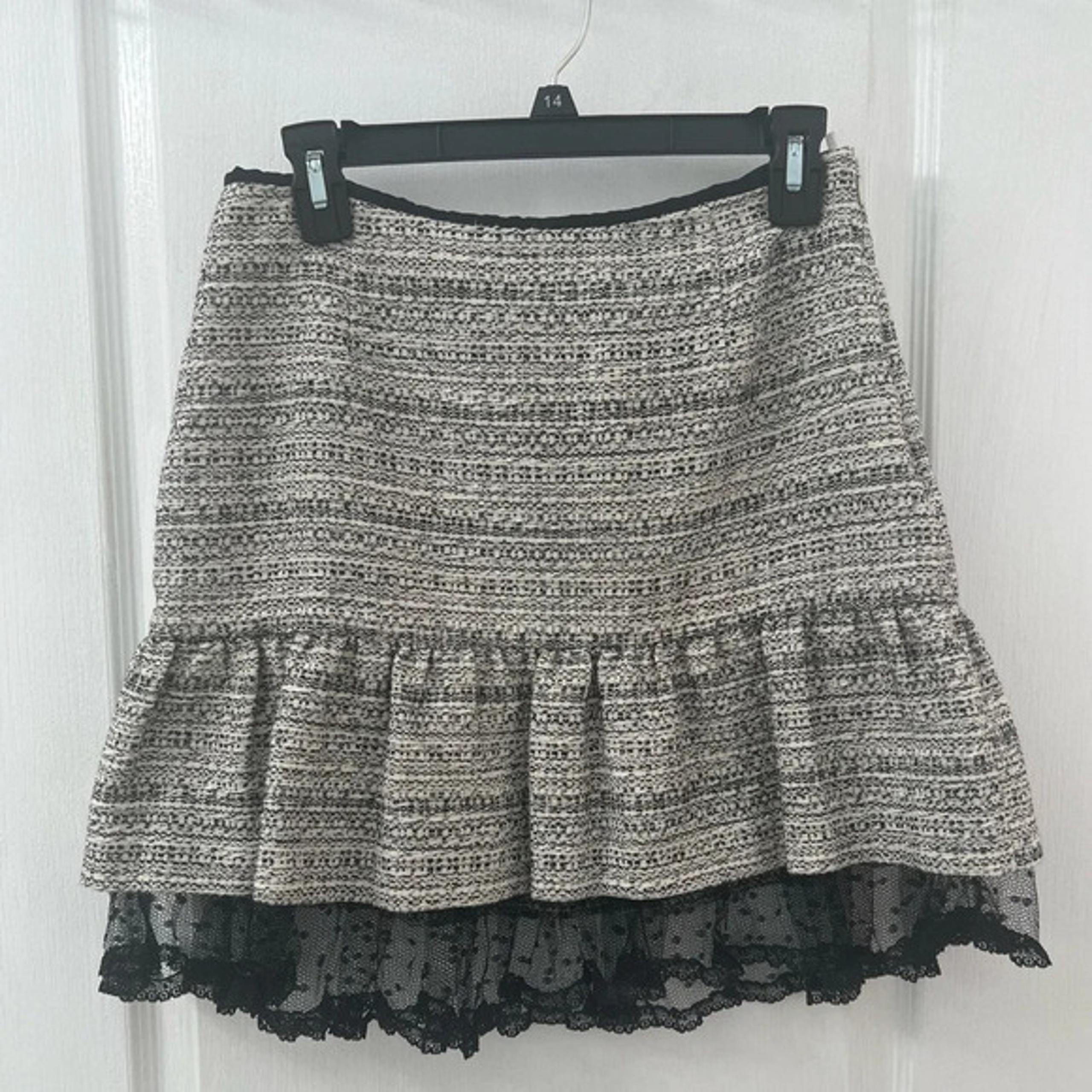 RED VALENTINO Women Black&Gray mini skirt (see description)