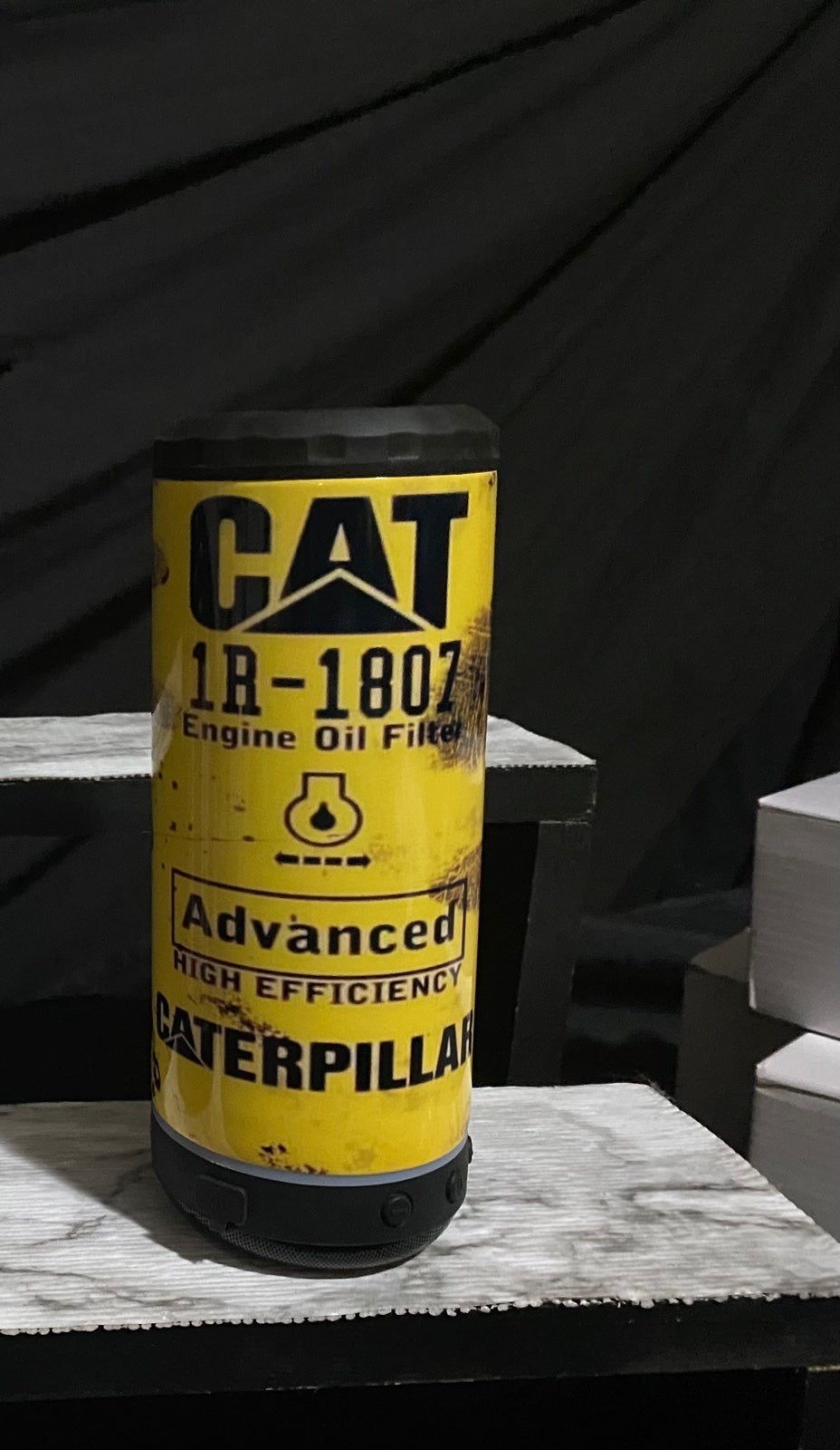 CAT 4in1 hard can koozie with Bluetooth speaker
