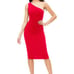 SOCIALITE NEW RED RIBBED OFF SOULDER MAXI (24) AVAILABLE IN SM & 1X