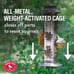 336-1SR Squirrel-Be-Gone Bird Feeder, 2LB Squirrel Proof Outdoor Wild