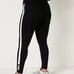 NEW (L) VS PINK High Waist Legging in black with white stripe + Hooded Pullover