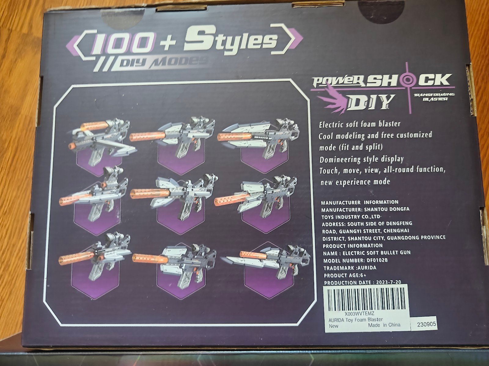 2 Foam dart blasters
