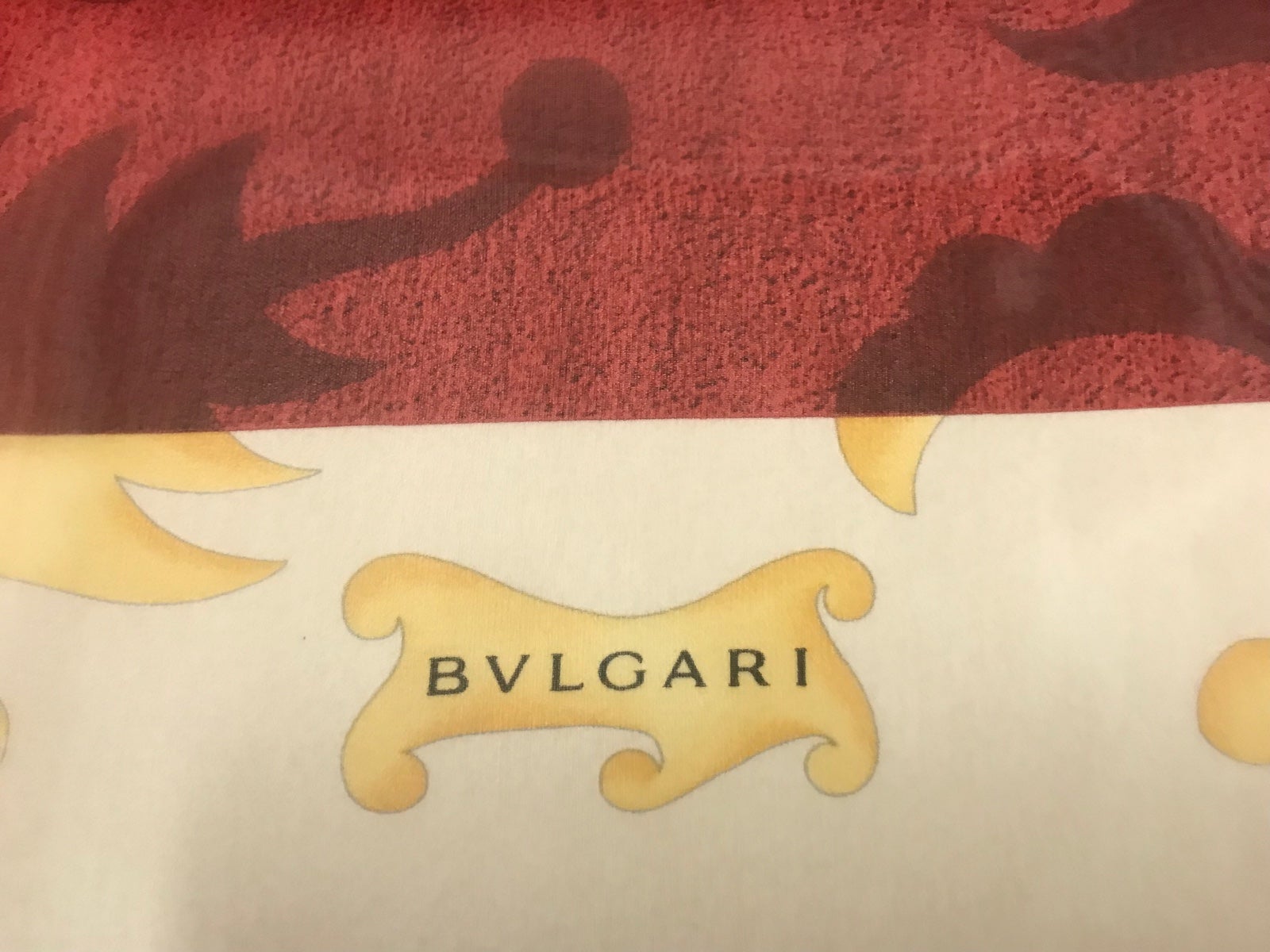 Bvlgari Vintage Silk Scarf
