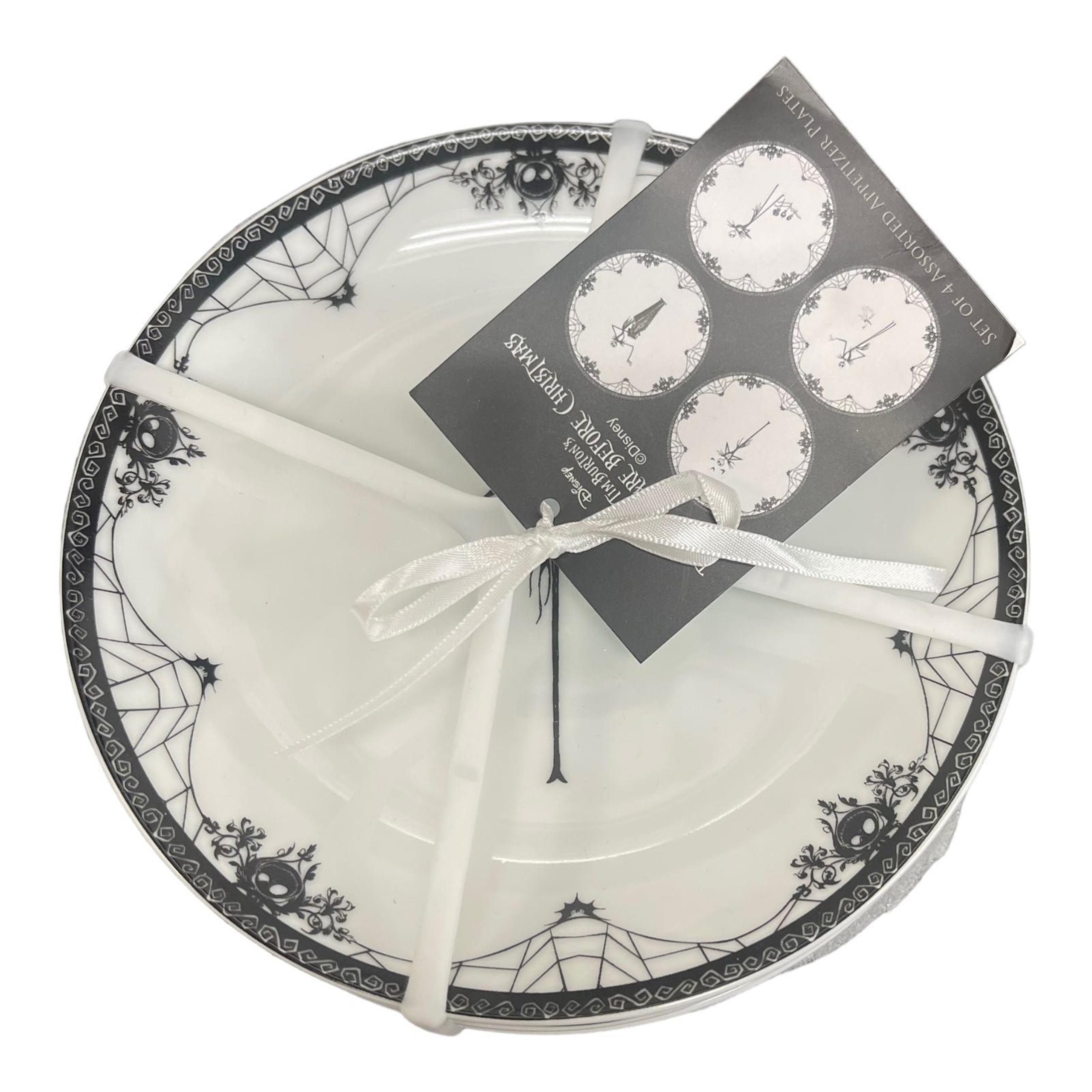 Disney The Nightmare Before Christmas Appetizer Plates Set of 4