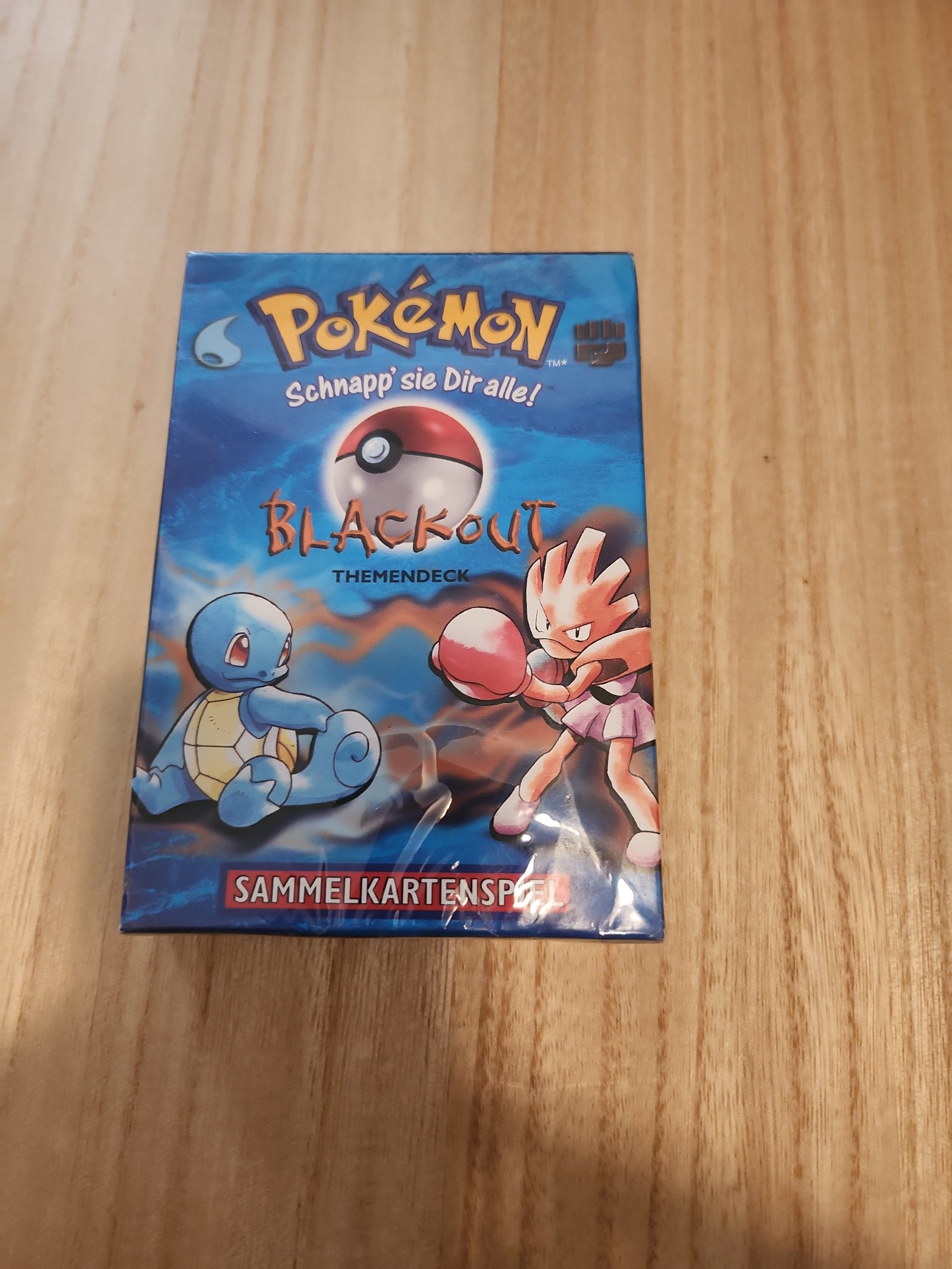 Pokemon Blackout Theme Deck 1999 Never Opened - Still in shrink wrap GERMAN