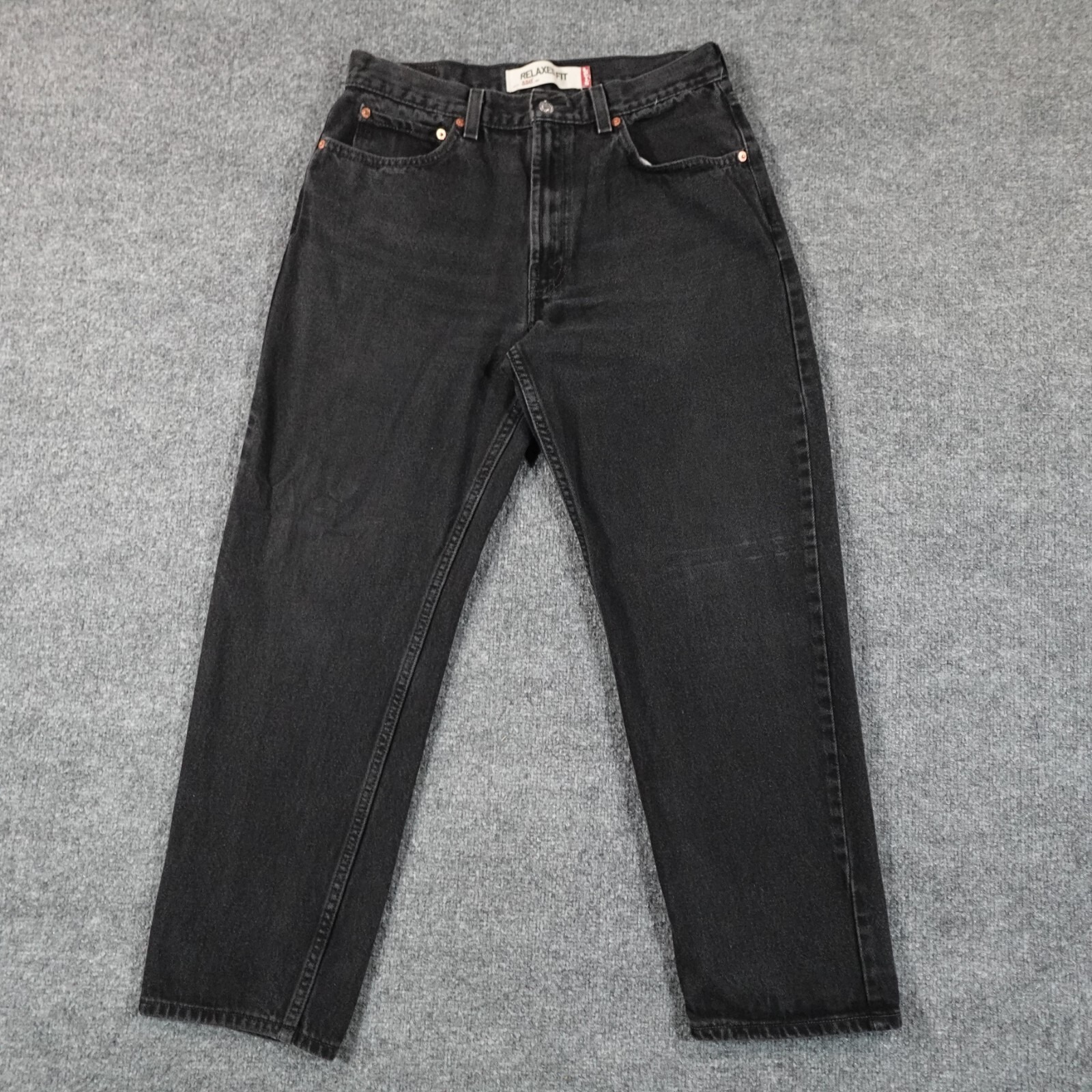Vintage Levis 550 Jeans Men 34x30 Black Denim Relaxed Y2k Light Wash Baggy 13452