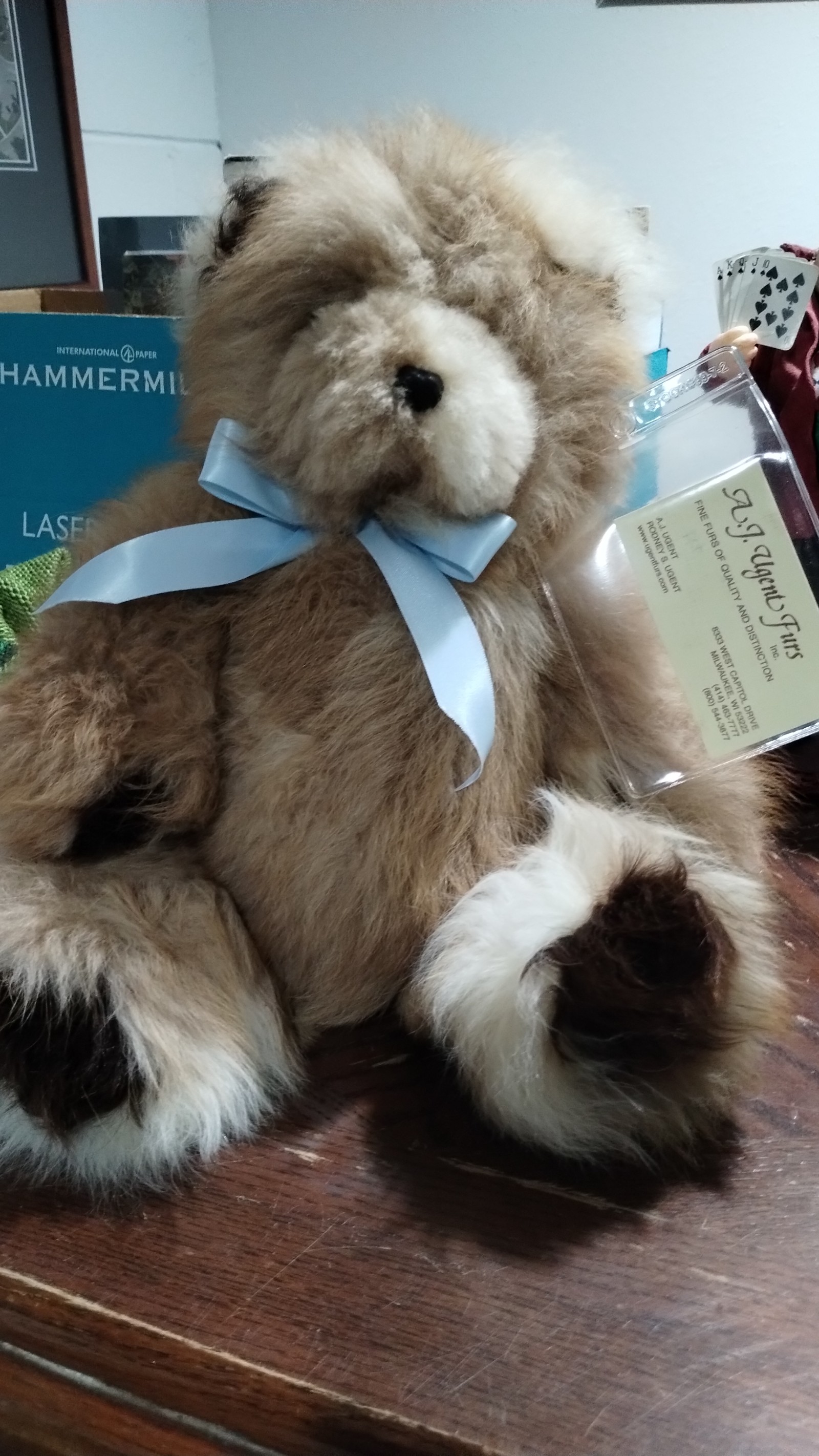 Charlie real fur bear