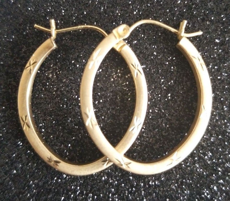 14K Gold Hoop Earrings