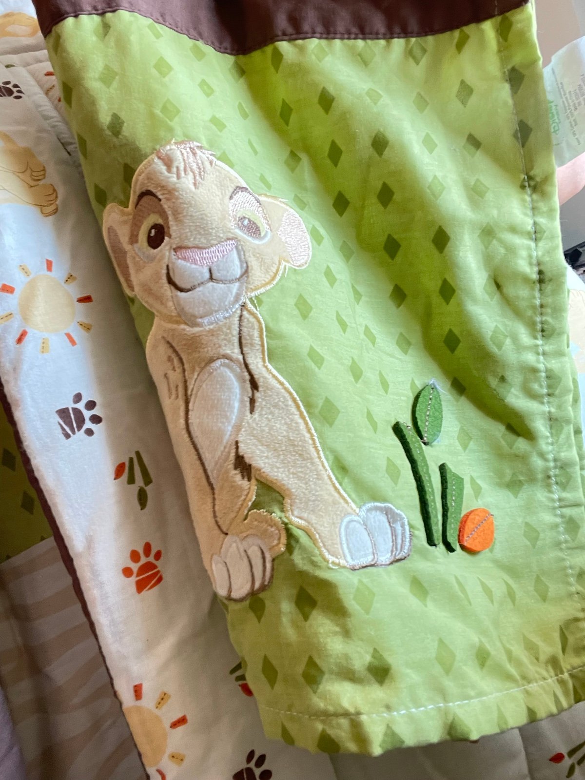 Lion king nursery bedding