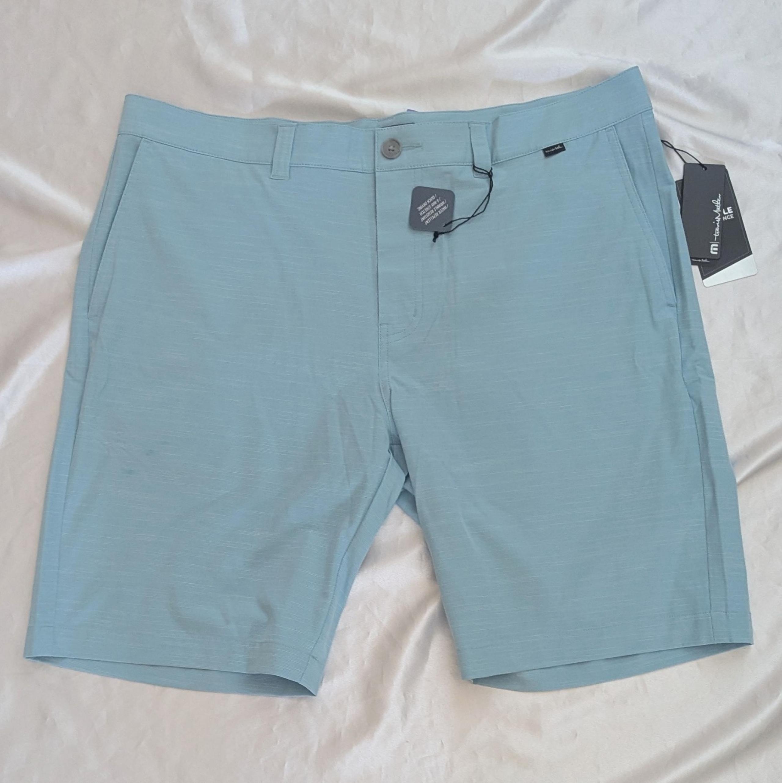 New Travis Mathew Men's Switchbacks Shorts Blue Size 38