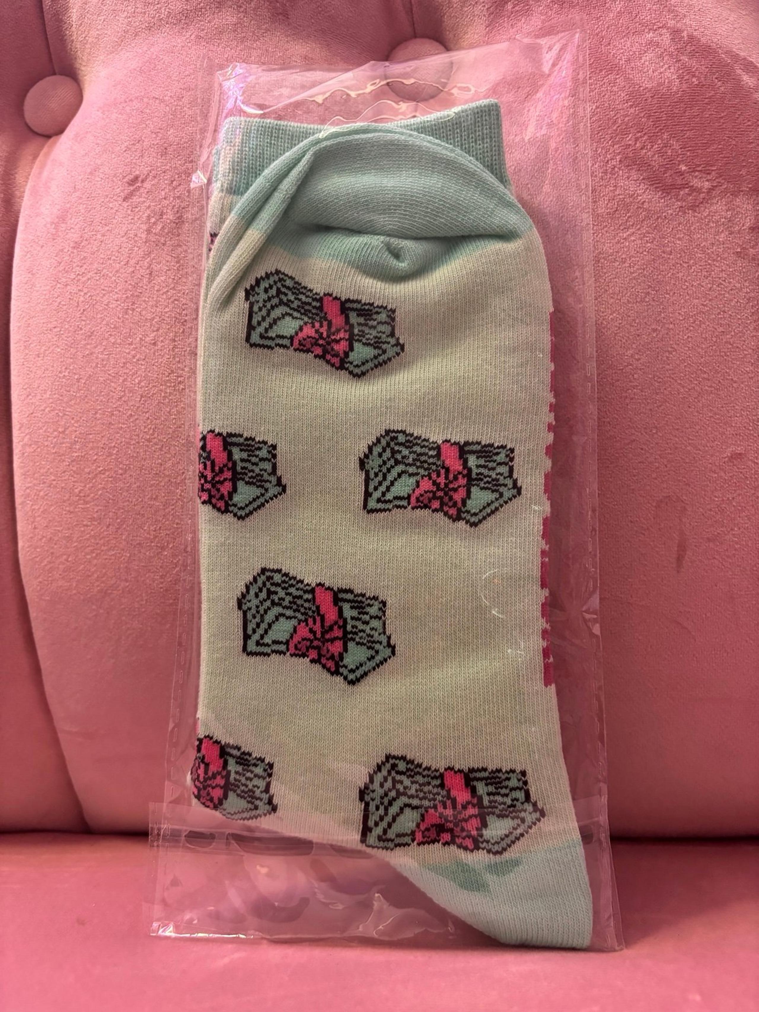 Exotic Cancer Money Socks